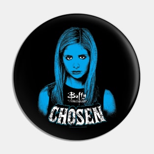 Buffy the Vampire Slayer Chosen Blue Portrait Pin