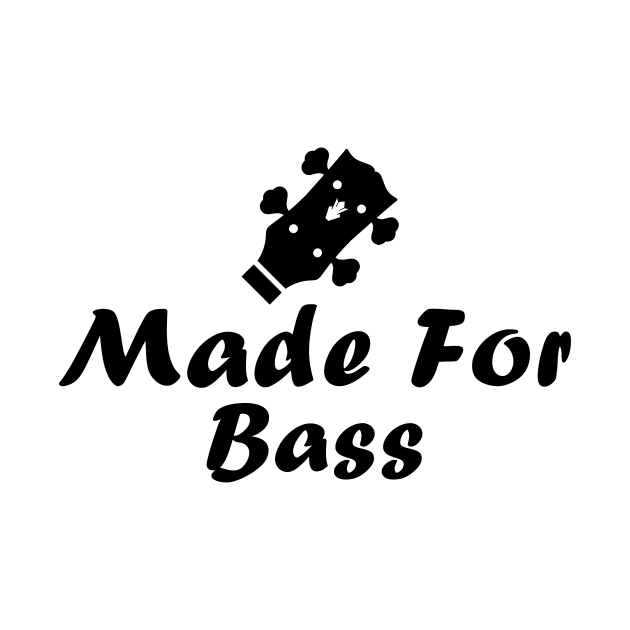 Made For Bass Logo (Black) by Made For Bass