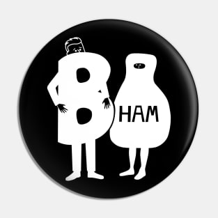 TKAM Boo Ham white Pin