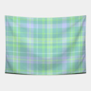 Cool Pastels Tartan Plaid Tapestry