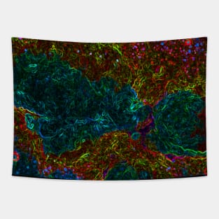 Black Panther Art - Glowing Edges 44 Tapestry