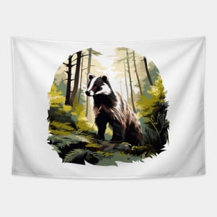 Badger Lover Tapestry