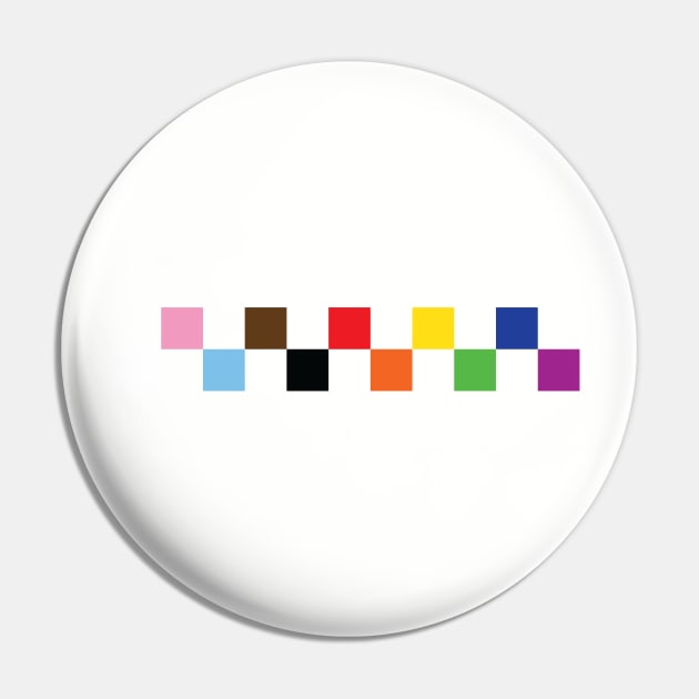 Progress Pride Pixel Pin by DADDY DD