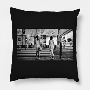 Two Kowloon Girls Pillow