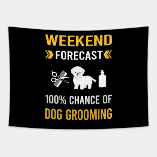 Weekend Forecast Dog Grooming Groomer Tapestry