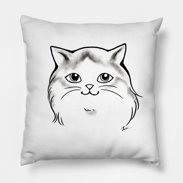 Cat Prince Dirk Pillow by juliewu