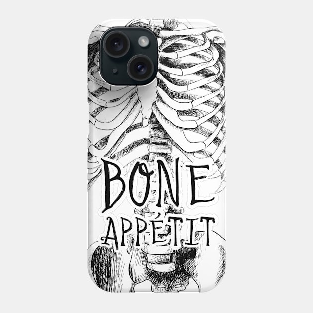 Bone Appétit Phone Case by Batg1rl