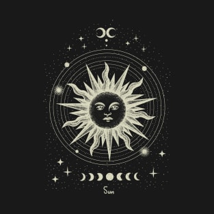 Esoteric Stars Sun Moon T-Shirt