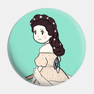 Cute Historical Characters - Empress Elisabeth Sissi of Austria Pin