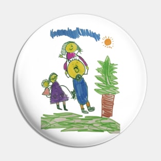 Family Walk Pin