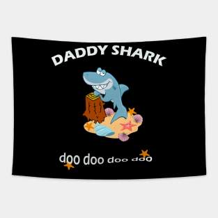 Daddy shark design great gift idea Tapestry