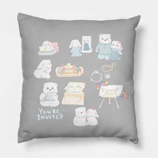 Engagement Bear Bunny Timeline | Bunniesmee Pillow