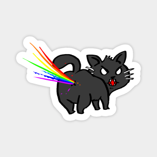 Kitty Rainbow Farts Magnet