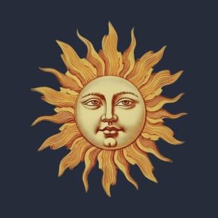 Retro Vintage Aesthetic Sun T-Shirt