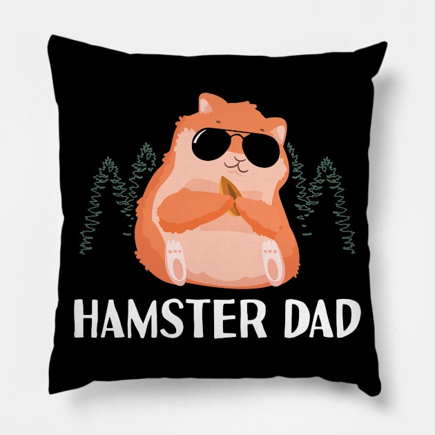 Hamster Dad | Hamsters Pillow by Streetwear KKS