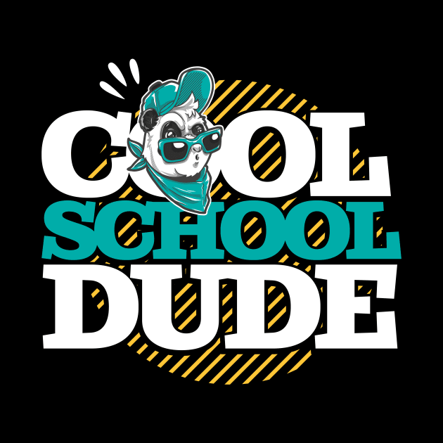 Cool School Dude Panda by holger.brandt