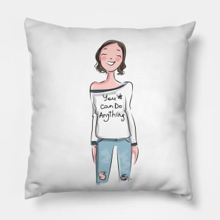 Happy Woman Pillow