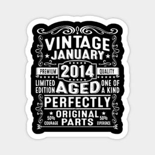 10 Year Old January 2014 Limited Edition 10th Birthday Magnet