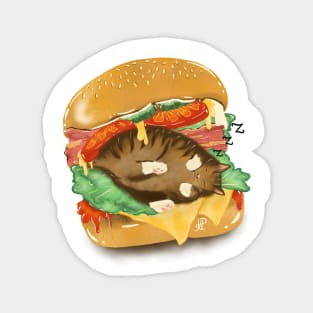 Gato Hamburguesa (Cat Burger) Magnet