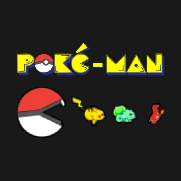 Poke Man Pacman Hoodie TeePublic