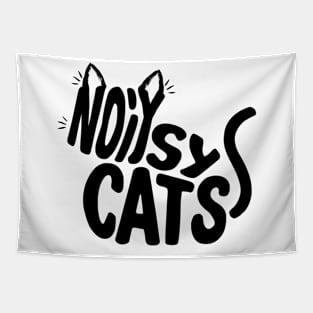 Noisy cats Tapestry