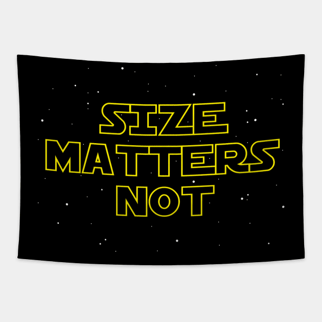 Size Matters Not Tapestry by gageef