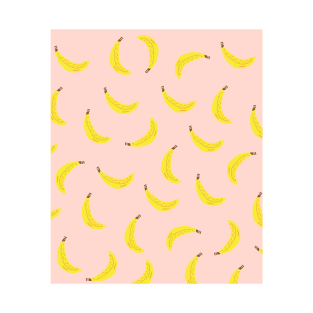 Pink Banana Print T-Shirt