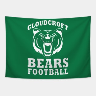 Cloudcroft Bears Football (White) Tapestry