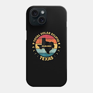 Solar Eclipse 2024 Texas Solar Eclipse Phone Case