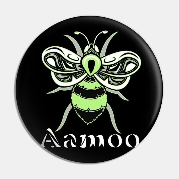 Agender Aamoo (Bee) Pin by KendraHowland.Art.Scroll