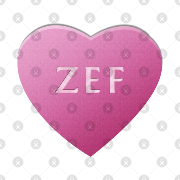 Zef Candy Heart - Pink by LozMac