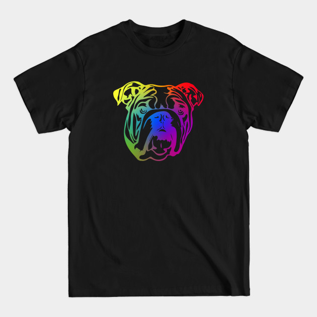 Discover Pop Art English Bulldog - Bulldog - T-Shirt