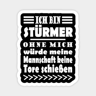 Stürmer Fußball Tor Jungs Geschenk Spieler Magnet