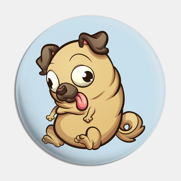Fat pug - Pug - Pin | TeePublic Fat pug - Pug - Pin | TeePublic