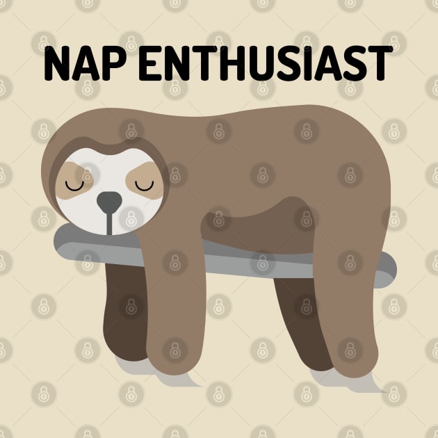 NAP ENTHUSIAST - Sloth Illustration by gemgemshop