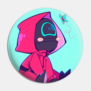 circle soldier sticker Pin