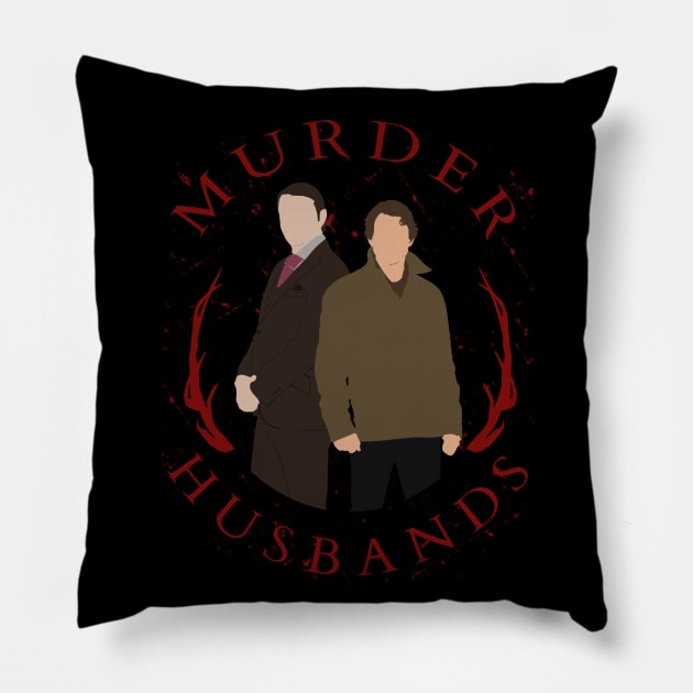 Hannibal/Will - Murder Husbands Pillow by FandomizedRose