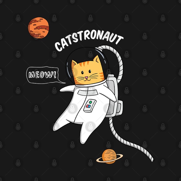 Catstronaut by white.ink