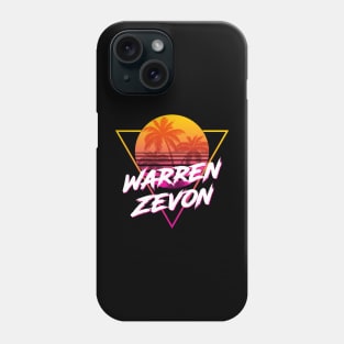 Warren Zevon - Proud Name Retro 80s Sunset Aesthetic Design Phone Case