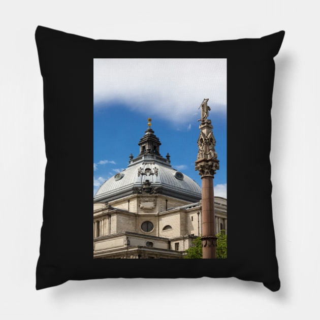 London-Methodist  Centre Hall1 Pillow by jasminewang