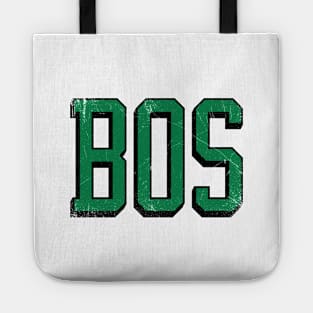 BOSton retro - White/Green Tote