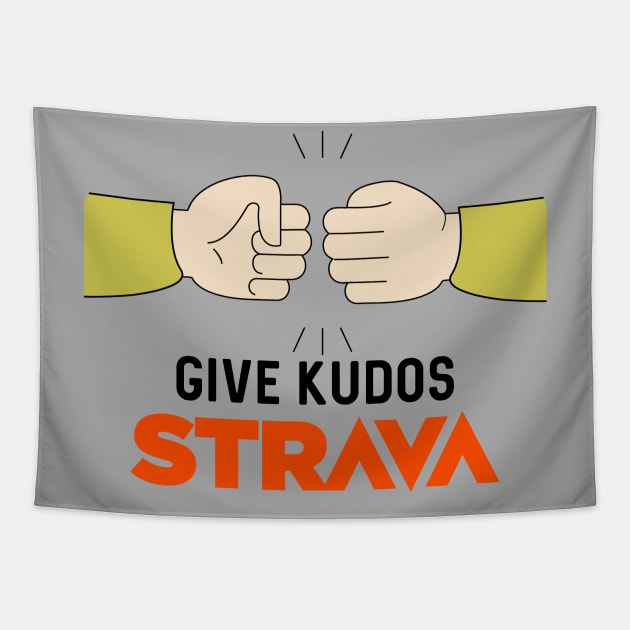 Strava - Give Kudos Tapestry by Raw Designs LDN