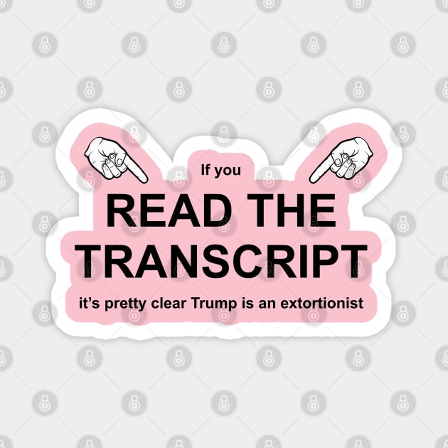 Read Transcript Magnet by Cavalrysword