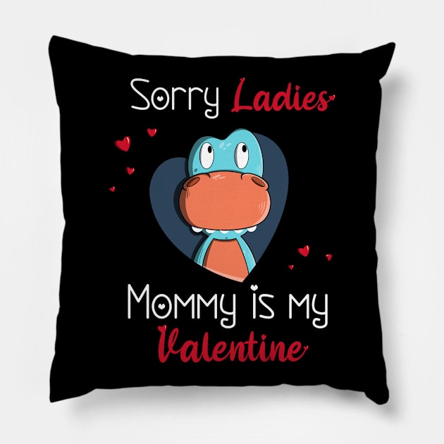 Sorry Ladies Mommy is my Valentine Pillow by ezekiel_arts