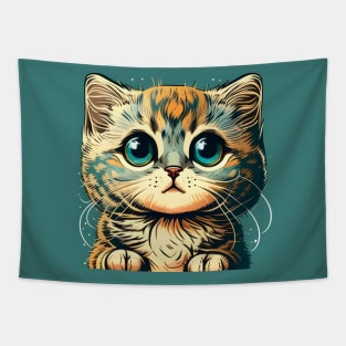 Kitten Colorful Art Gifts for Cat Lovers, Cat Dad, Cat Mom Tapestry