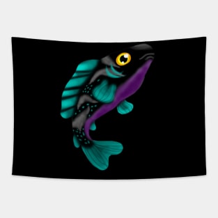 Blue fish Tapestry