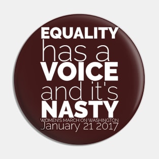 Equality Has a Voice Pin