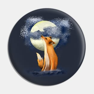 The fox illustration Pin