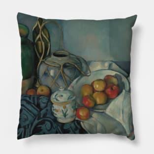 Still Life with Apples by Paul Cezanne Pillow