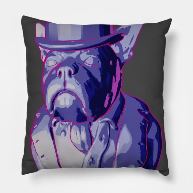 Vapoerwave American Gentleman Pillow by JonHale